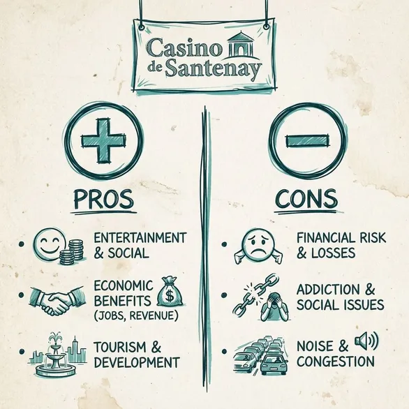 avantages et inconvénients du Casino de Santenay